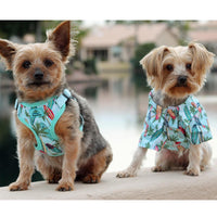 
              Hawaiian Camp Shirt - Surfboards and Palms
            