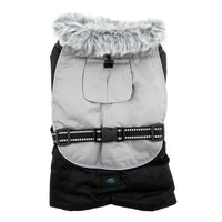 
              Alpine All-Weather Dog Coat - Black and Gray
            