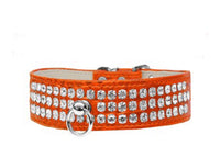 
              Style #73 Rhinestone Designer Croc Dog Collar -Multiple Colors
            
