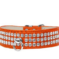 Style #73 Rhinestone Designer Croc Dog Collar -Multiple Colors