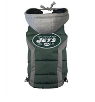 
              NFL Dog Puffer Vest - Jets
            