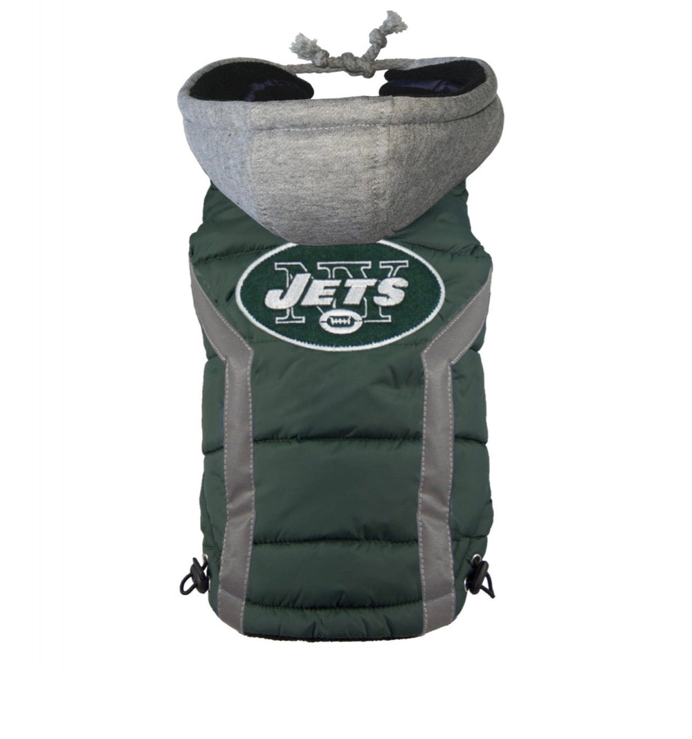 NFL Dog Puffer Vest - Jets