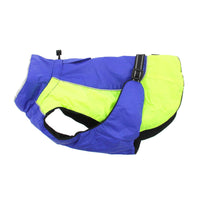 Alpine All-Weather Dog Coat - Blue and Green