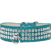 Style #73 Rhinestone Designer Croc Dog Collar -Multiple Colors