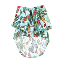 
              Hawaiian Camp Shirt - Surfboards and Palms
            