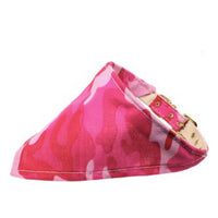 Pink Camo Bandana Collar