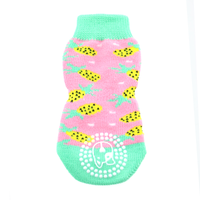 
              Non-Skid Dog Socks - Pink Pineapple
            