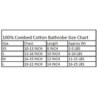 
              White Gold Crown Cotton Dog Bathrobe by Doggie Design
            