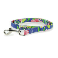 
              Blue Lagoon Hawaiian Hibiscus Dog Dress with Matching Leash
            
