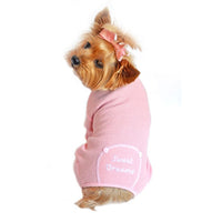 
              Sweet Dreams Thermal Dog Pajamas - Pink
            