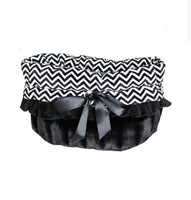 
              Chevron Reversible Snuggle Bugs Pet Bed, Bag, and Car Seat All-in-One- Multiple Colors
            