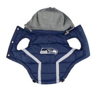 NFL Dog Puffer Vest - Seahawks