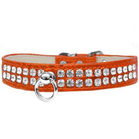 Style #72 Rhinestone Designer Croc Dog Collar-Multiple Colors