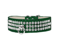 
              Style #73 Rhinestone Designer Croc Dog Collar -Multiple Colors
            
