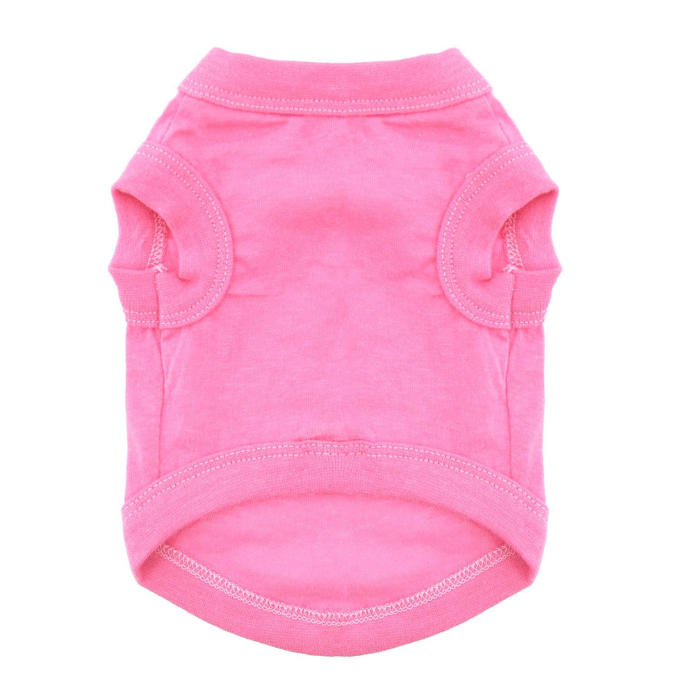 Cotton Dog Tank - Carnation Pink