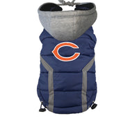 NFL Dog Puffer Vest - Bears