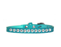 
              One Row Clear Jewel Croc Dog Collar -Multiple Colors
            