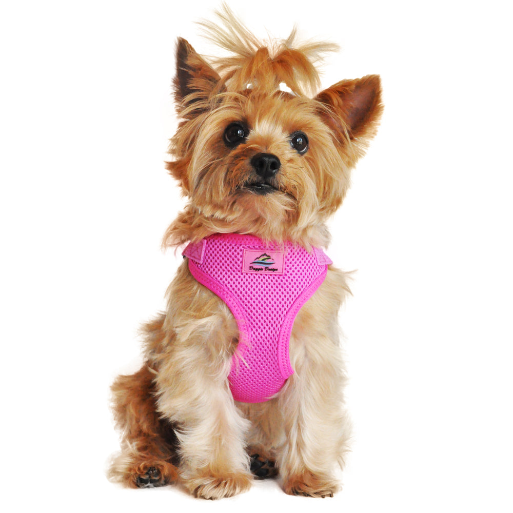 Wrap and Snap Choke Free Dog Harness by Doggie Design - Raspberry Pink