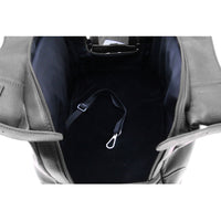 
              Sadie Mia Michele Black Faux Pebble Leather Carry Bag
            