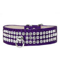 Style #73 Rhinestone Designer Croc Dog Collar -Multiple Colors