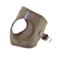 American River Solid Ultra Choke Free Mesh Dog Harness - Fossil Brown