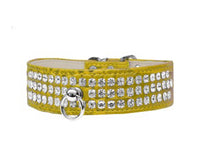 
              Style #73 Rhinestone Designer Croc Dog Collar -Multiple Colors
            