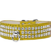 Style #73 Rhinestone Designer Croc Dog Collar -Multiple Colors