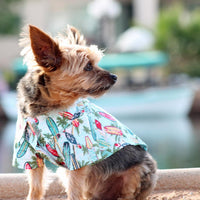 
              Hawaiian Camp Shirt - Surfboards and Palms
            