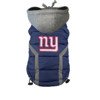 NFL Dog Puffer Vest - Giants