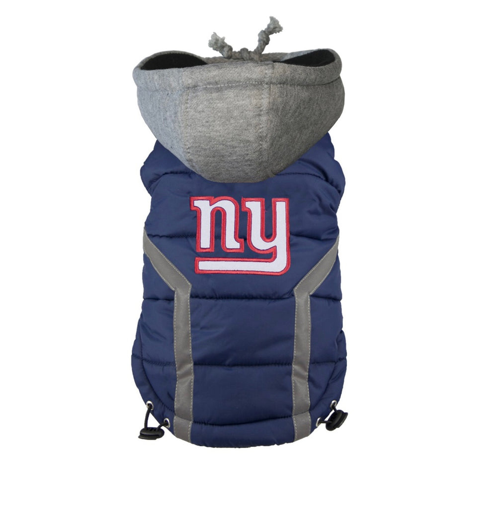 NFL Dog Puffer Vest - Giants