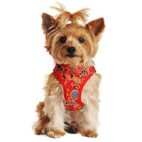 Wrap and Snap Choke Free Dog Harness by Doggie Design - Tahiti Red