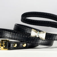 Black Bow Collar - Matching Leash