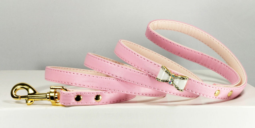 Pink Bow Collar - Matching Leash