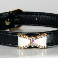 Black Bow Collar
